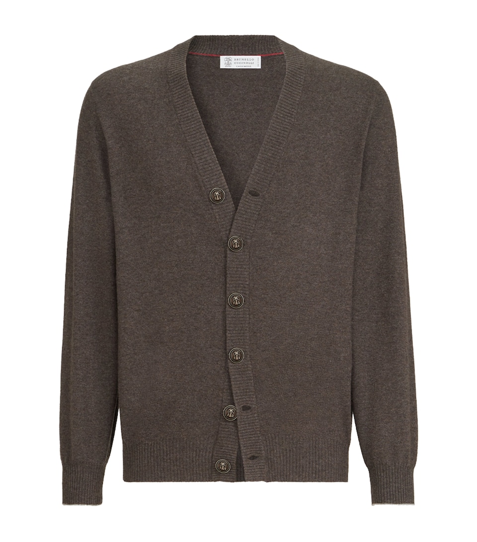 Brunello Cucinelli Mens Cashmere V-Neck Cardigan