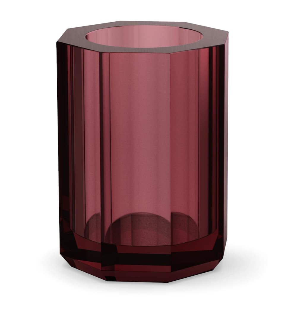 Decor Walther Kristall Tumbler Burgundy Matt Gld