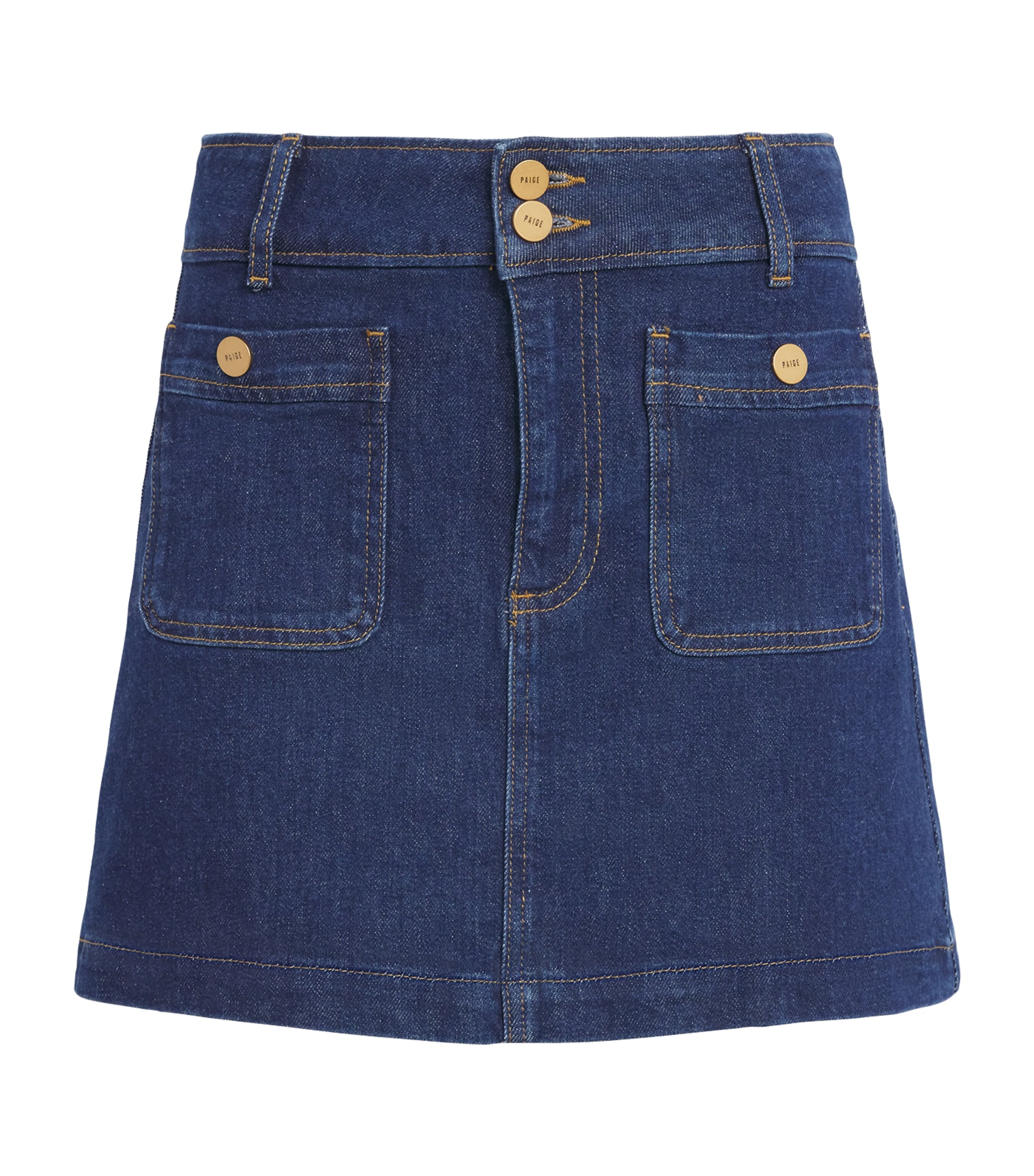PAIGE Womens Janelle Denim Skirt Teatro