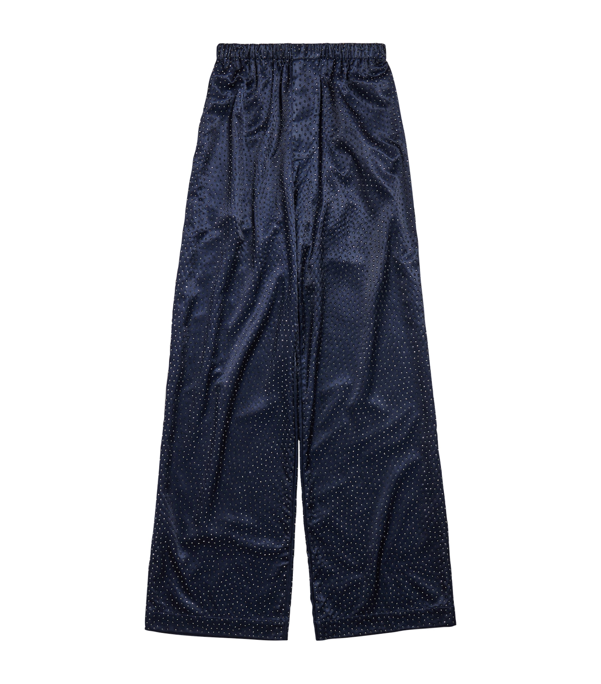 Embellished Wide-Leg Trousers