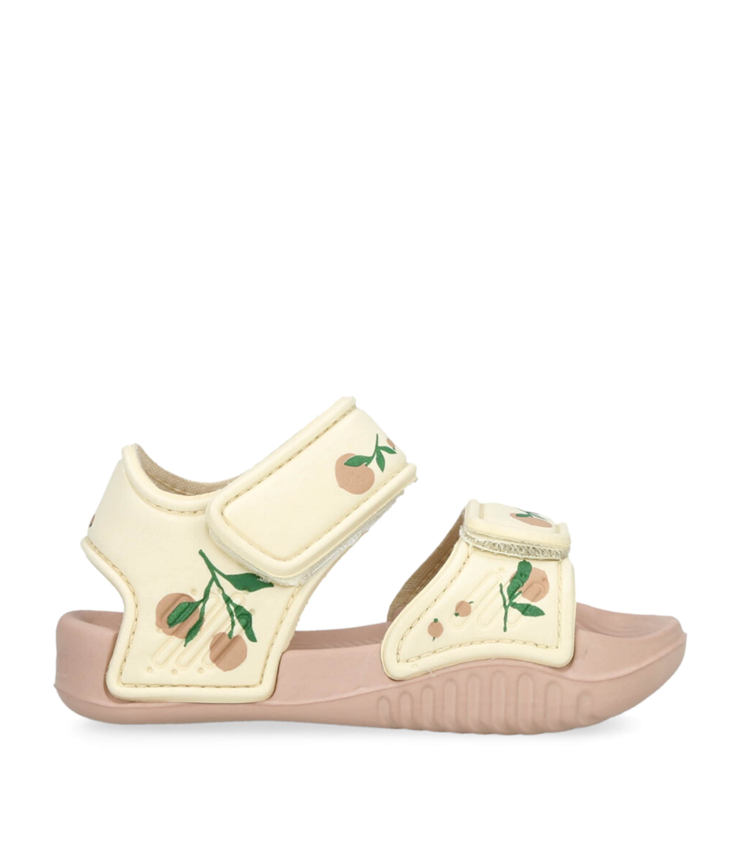 Peach Print Blumer Sandals