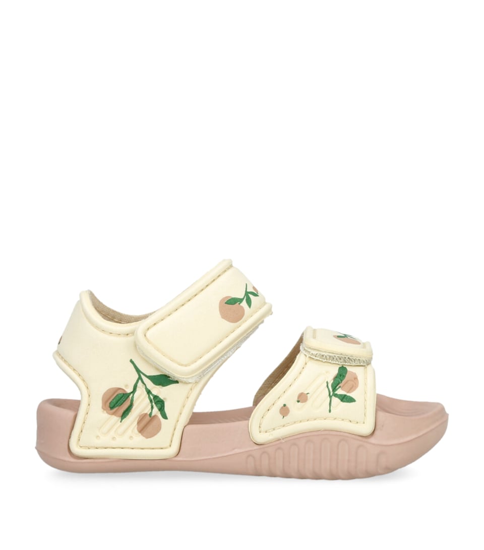 Peach Print Blumer Sandals