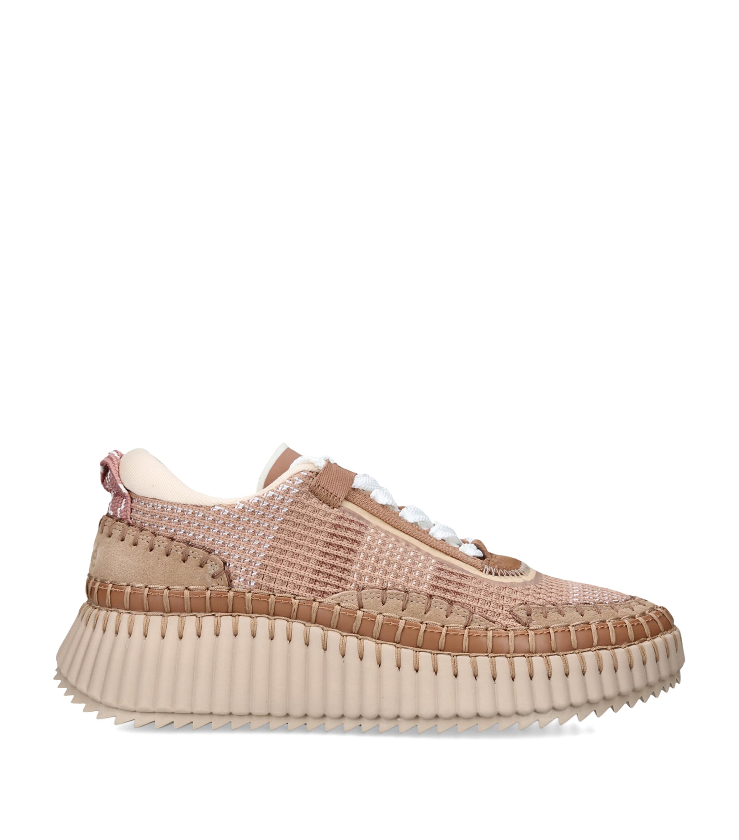 Chloé Nama Runner Sneakers Blush