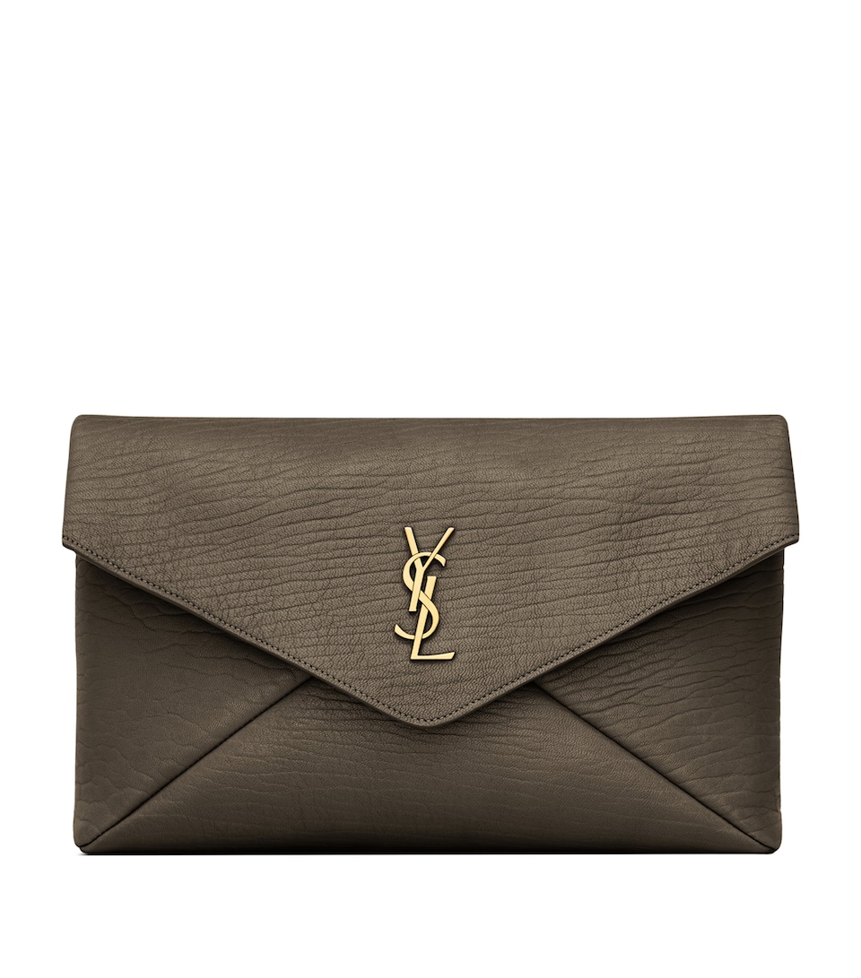 Leather Cassandre Envelope Pouch