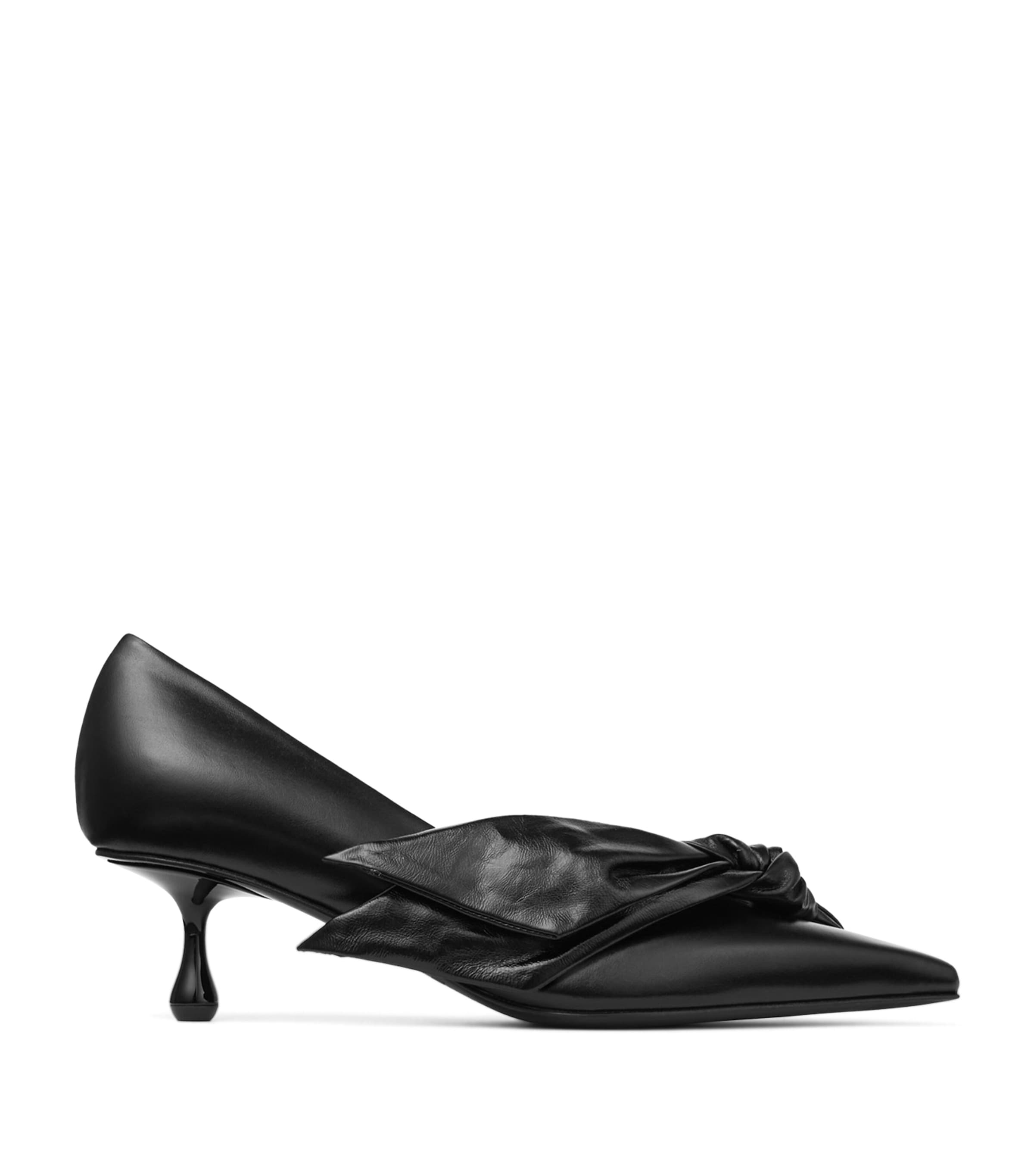 Jimmy Choo Issy 50 Leather Pumps Black