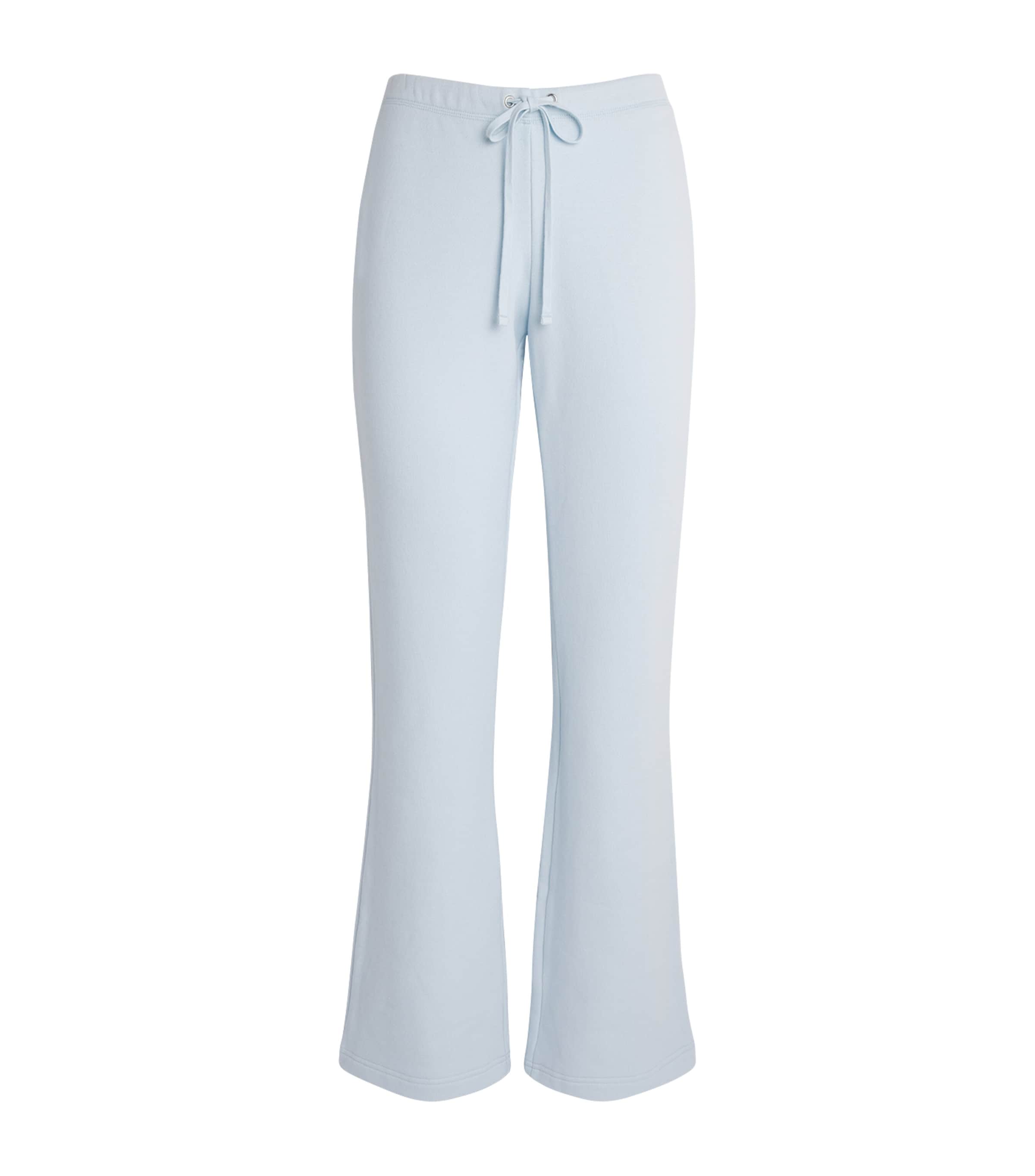 Skims Womens Drapey French Terry Sweatpants Powder Blue