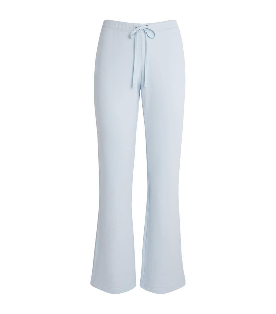 Skims Womens Drapey French Terry Sweatpants Powder Blue