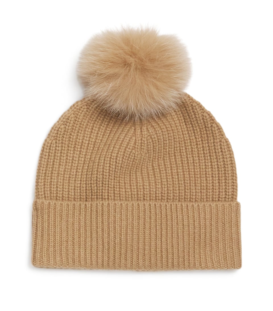 Cashmere Pom-Pom Beanie