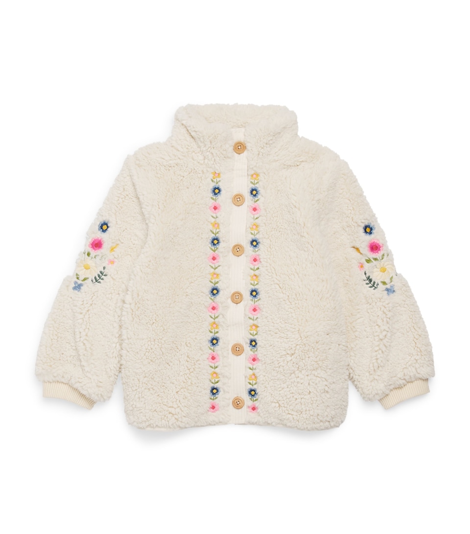 Sherpa Embroidered Rosinna Coat (4-12 Years)