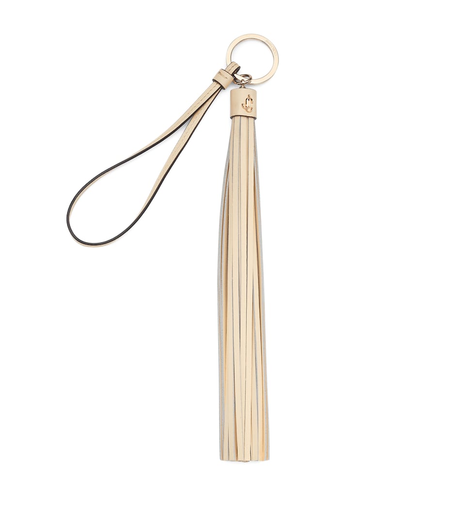 Tassel Leather Keyring Charm