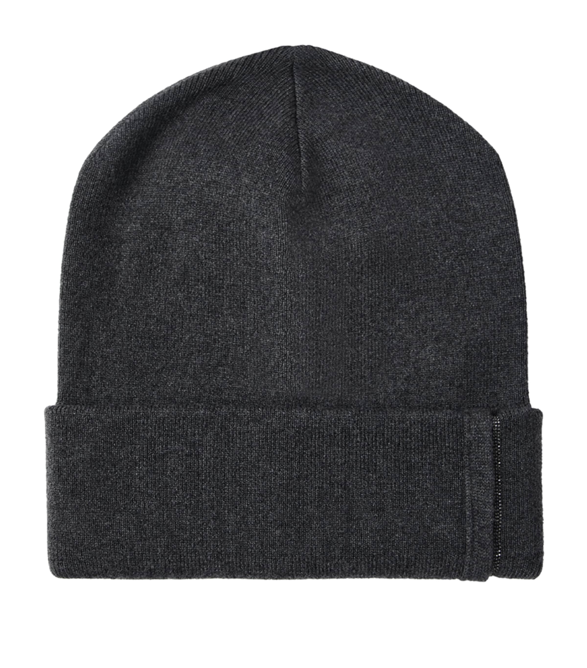 Brunello Cucinelli Cashmere Monili-Detail Beanie