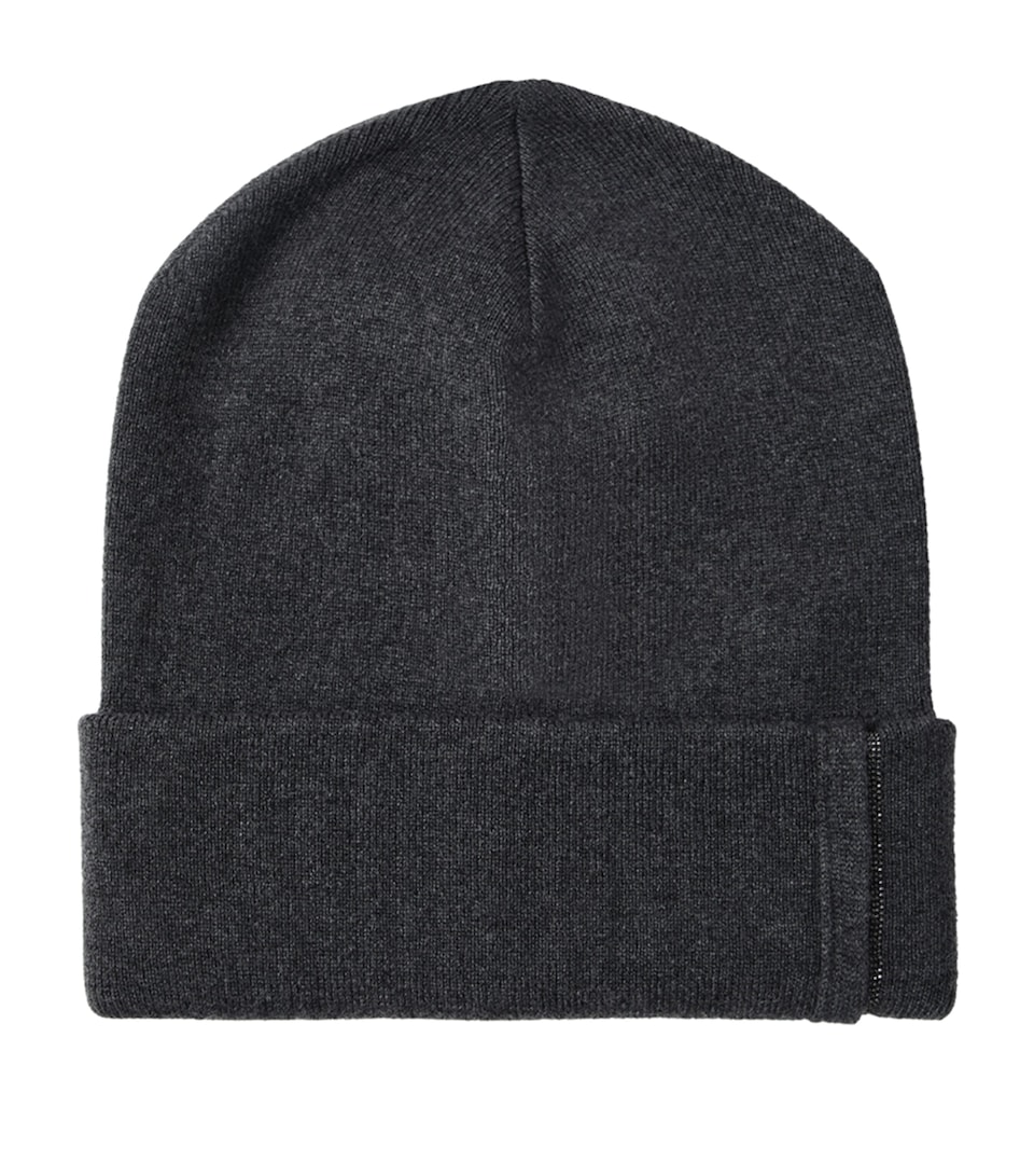 Brunello Cucinelli Cashmere Monili-Detail Beanie