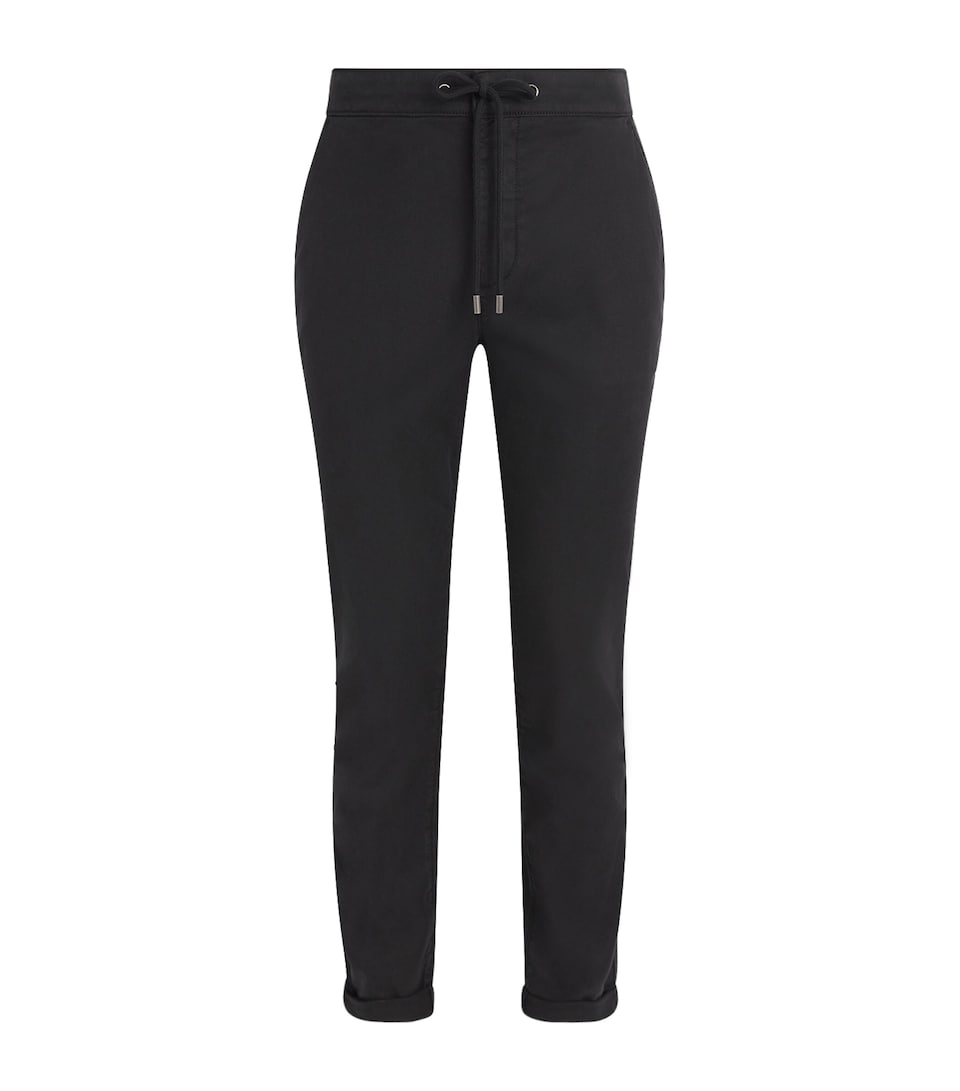 PAIGE Mens Drawstring Fraser Chinos Black
