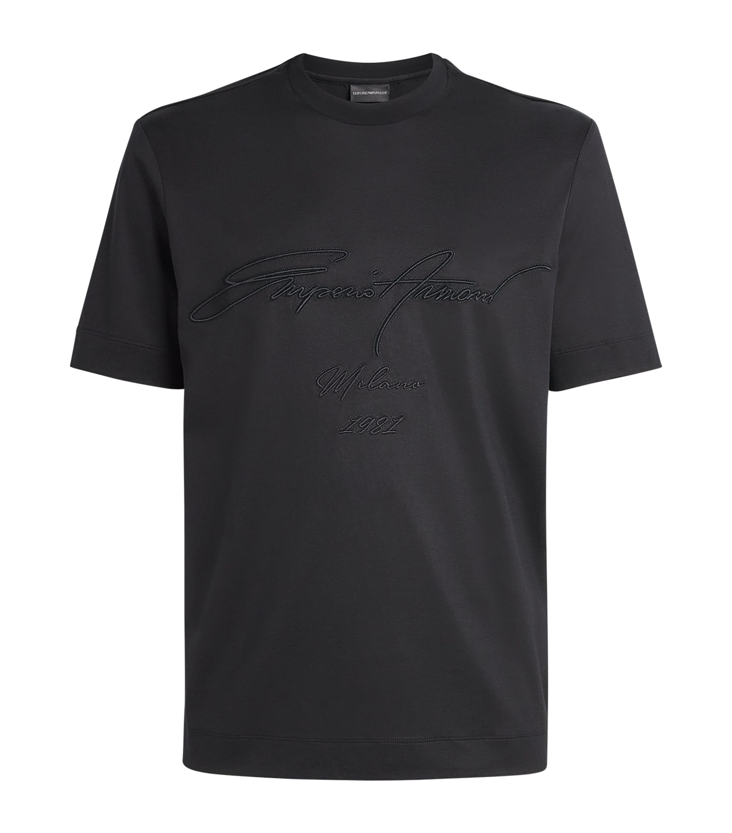 Lyocell-Cotton Logo T-Shirt