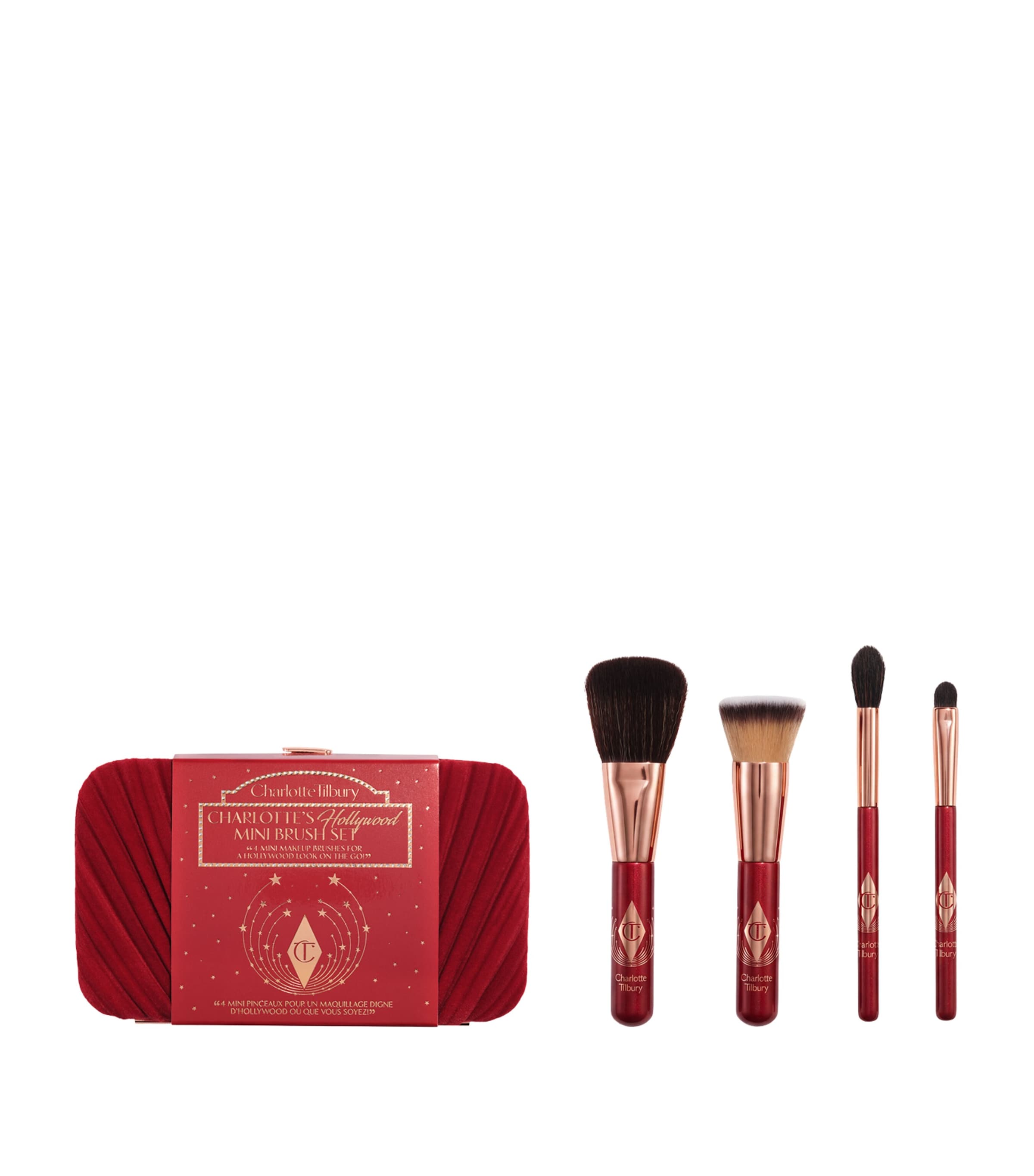 Charlotte Tilbury Charlotte's Hollywood Mini Brush Set Clear