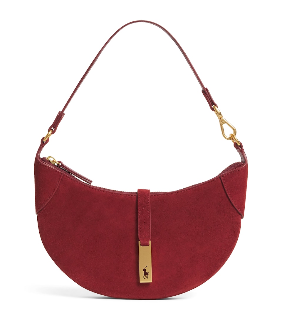 Mini Suede ID Shoulder Bag