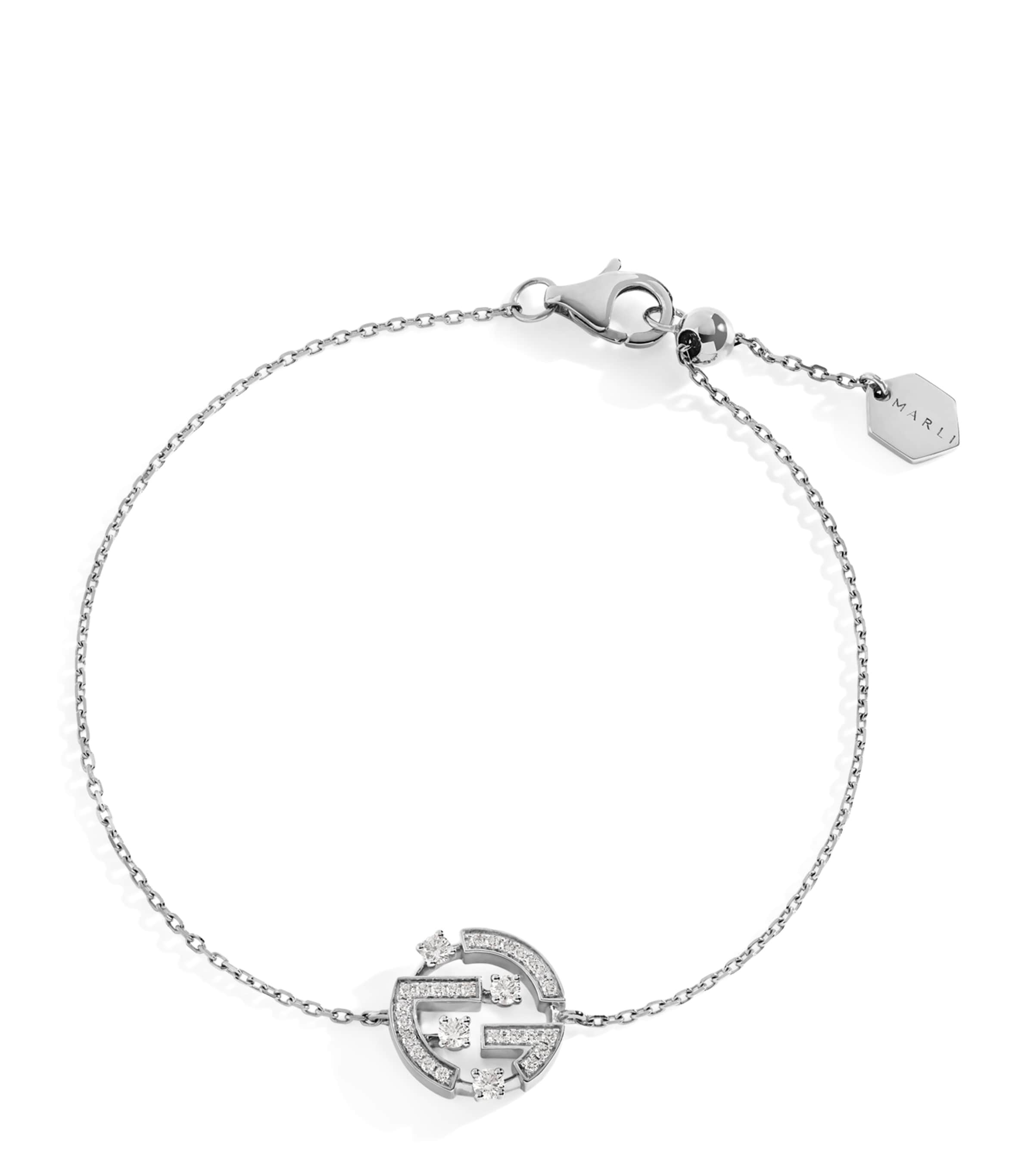 White Gold and Diamond Avenues Bracelet