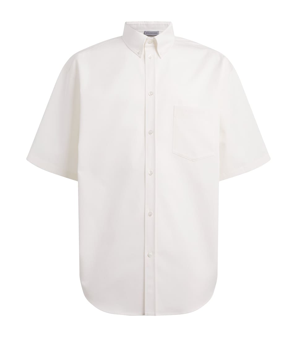 Balenciaga Mens Cotton Security Tape Shirt