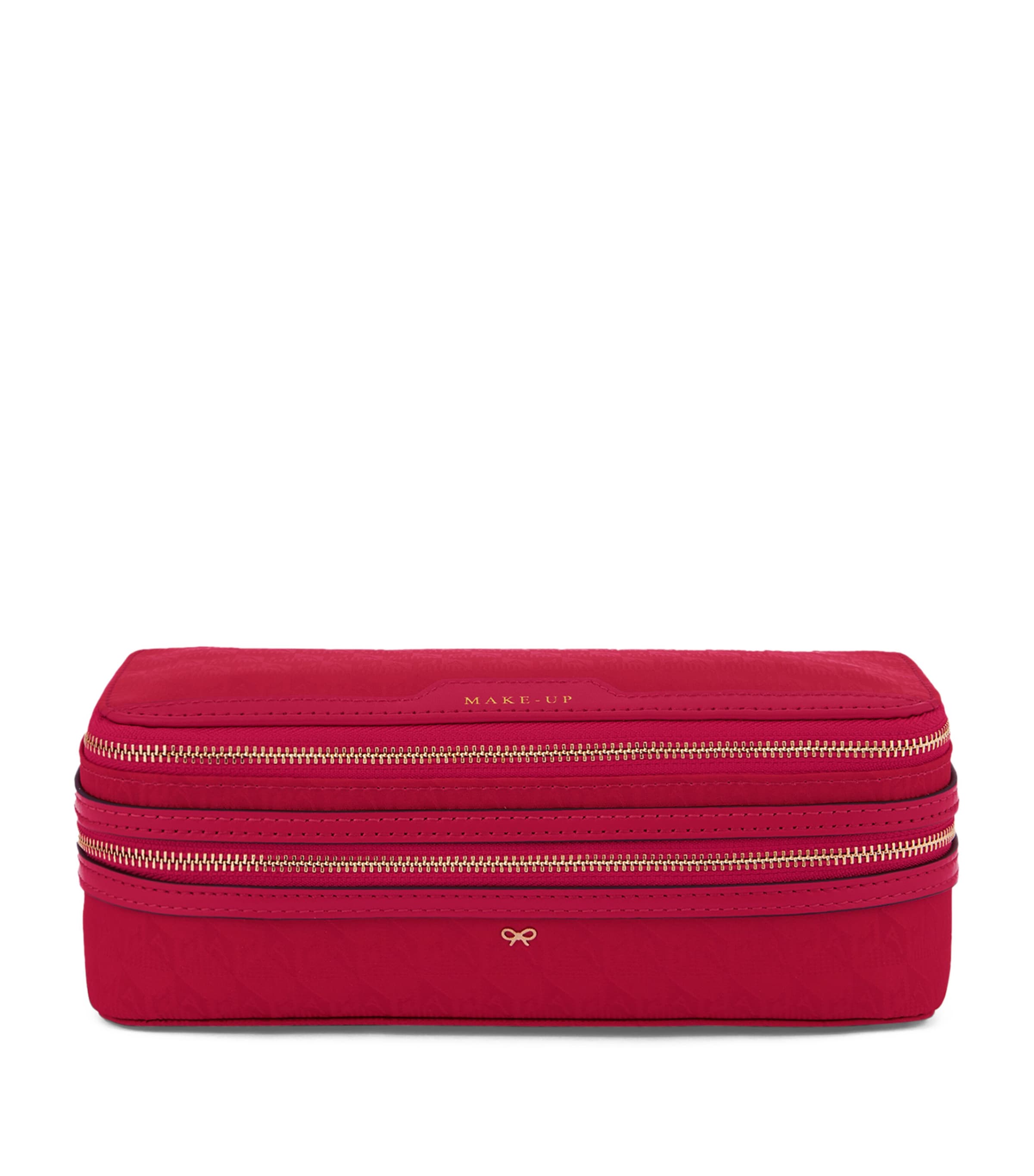 Jacquard Logo Make-Up Pouch