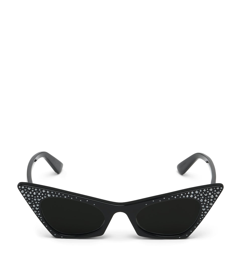 Embellished Cat-Eye Sunglasses
