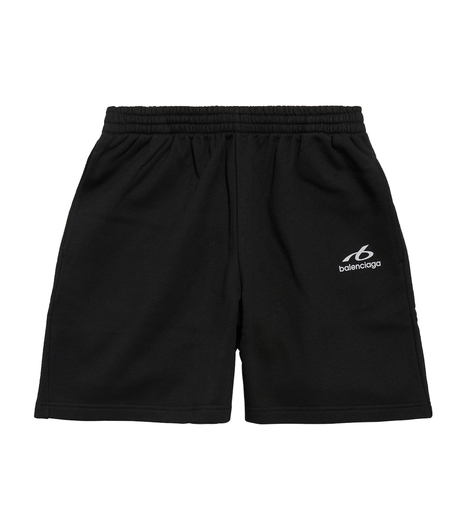 Balenciaga Mens Crest Baggy Football Shorts