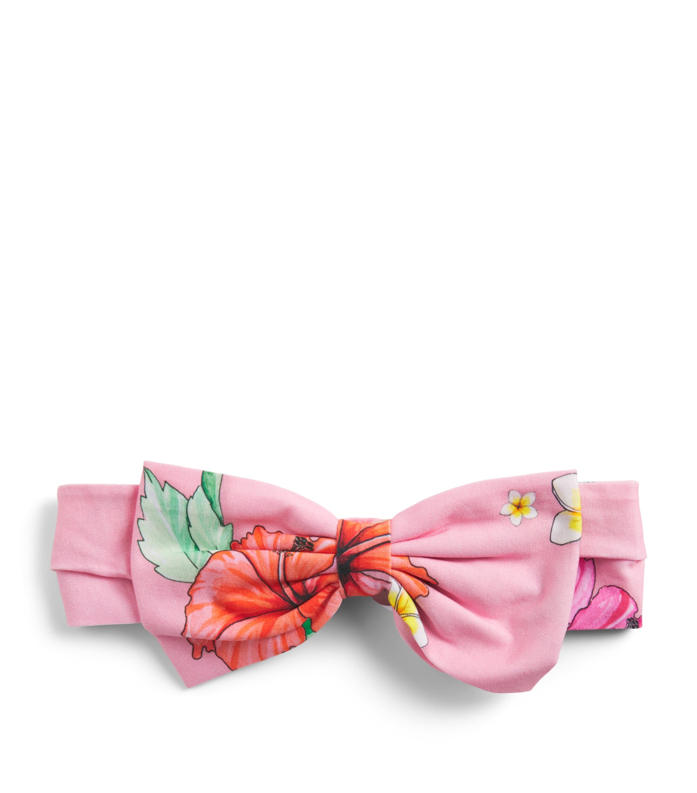 Monnalisa Jersey Printed Headband Rosa Peach