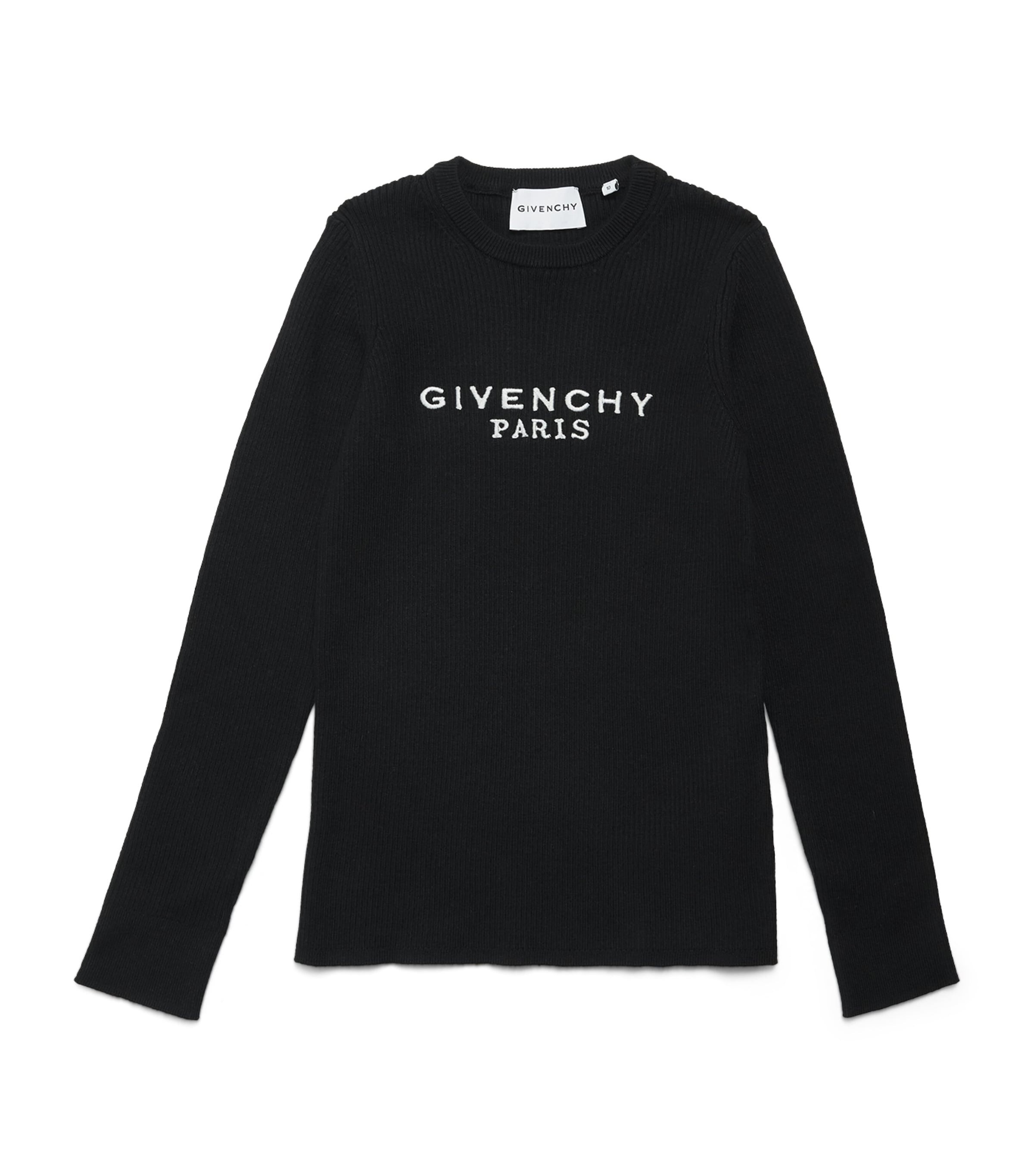 Givenchy Kids Cotton-Cashmere Ribbed Logo Sweater (4-12+ Years)