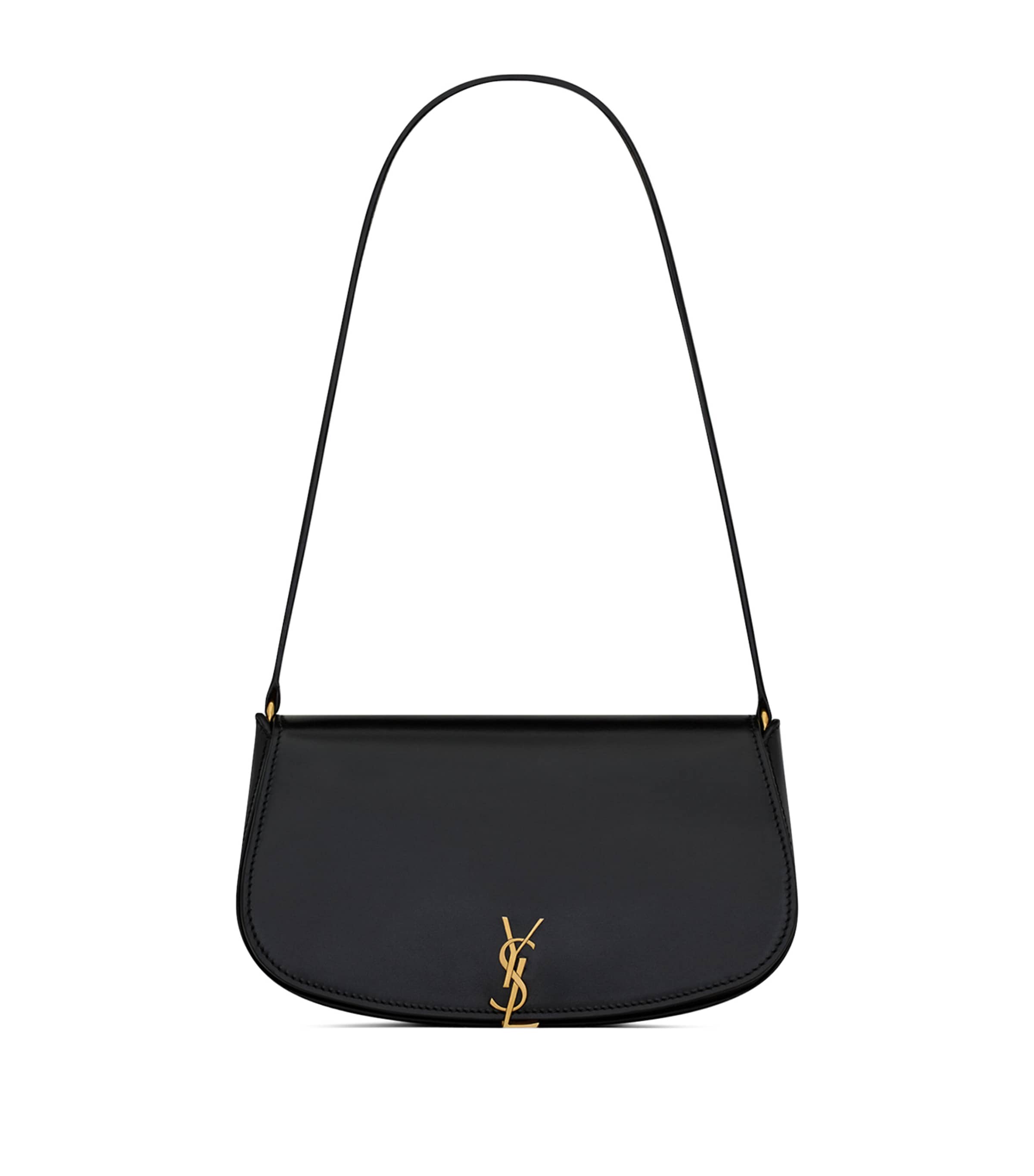 ショルダーバッグ・ポシェット Saint Laurent MINI VOLTAIRE SAINT LAURENT SHOULDER BAG Voltaire Mini leather shoulder bag in black - Saint Laurent