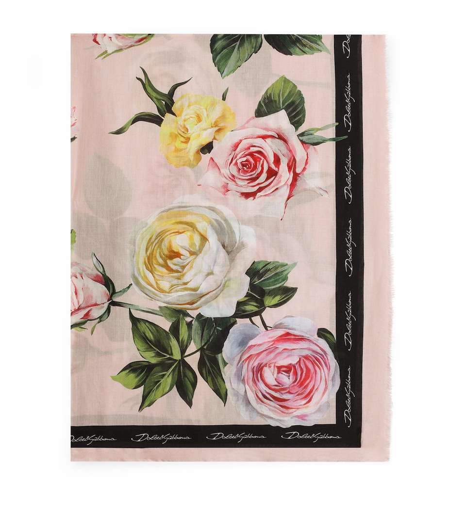 Rose and Peony Foulard