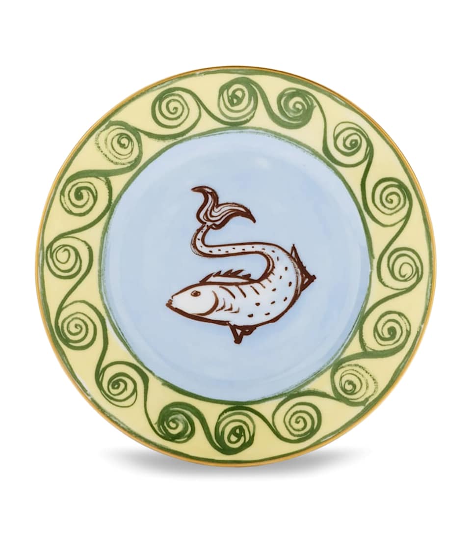 Porcelain Il Viaggio di Nettuno Bread Plate (16cm)