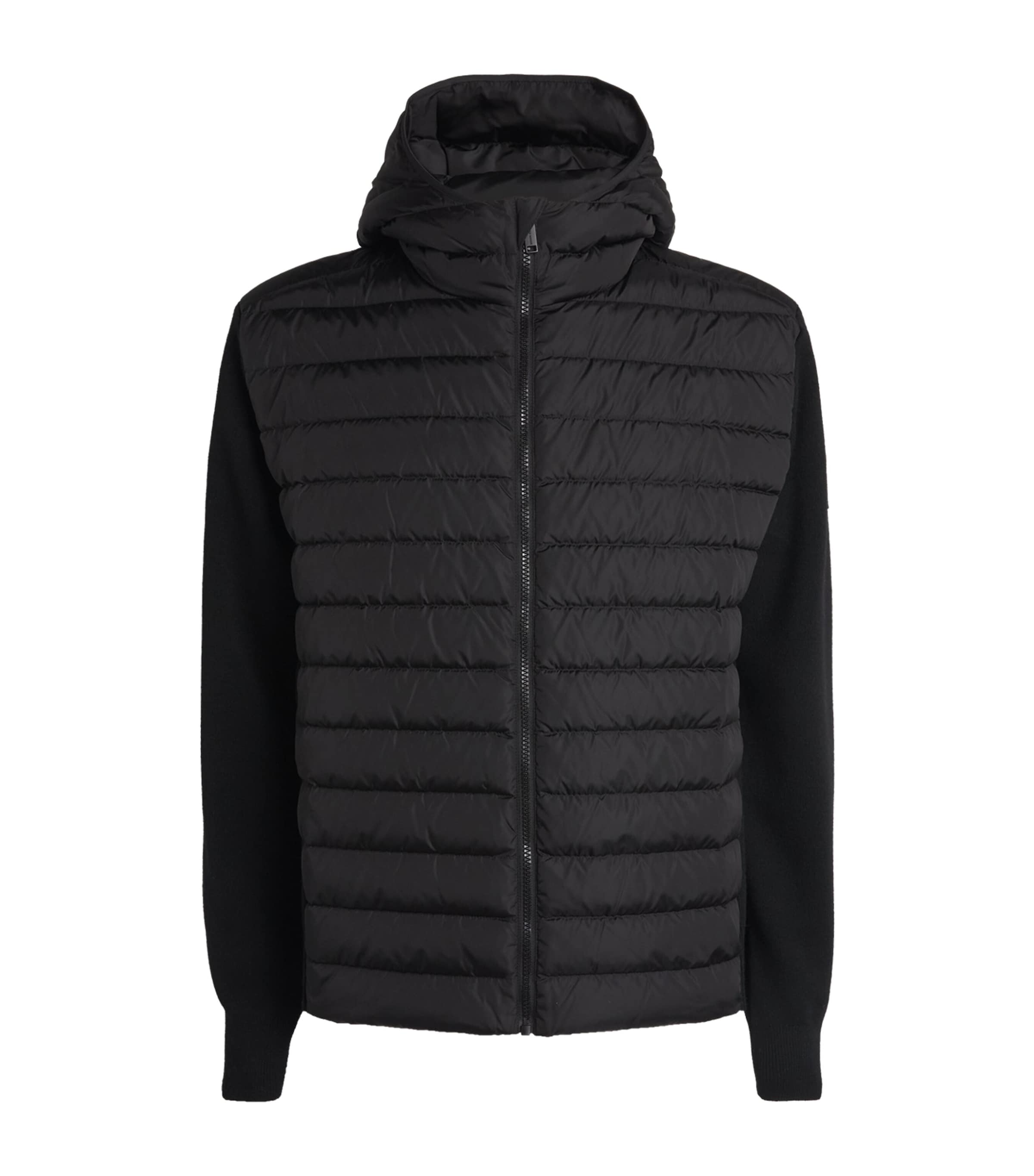Canada Goose Mens Down HyBridge Flavio Hooded Jacket Black