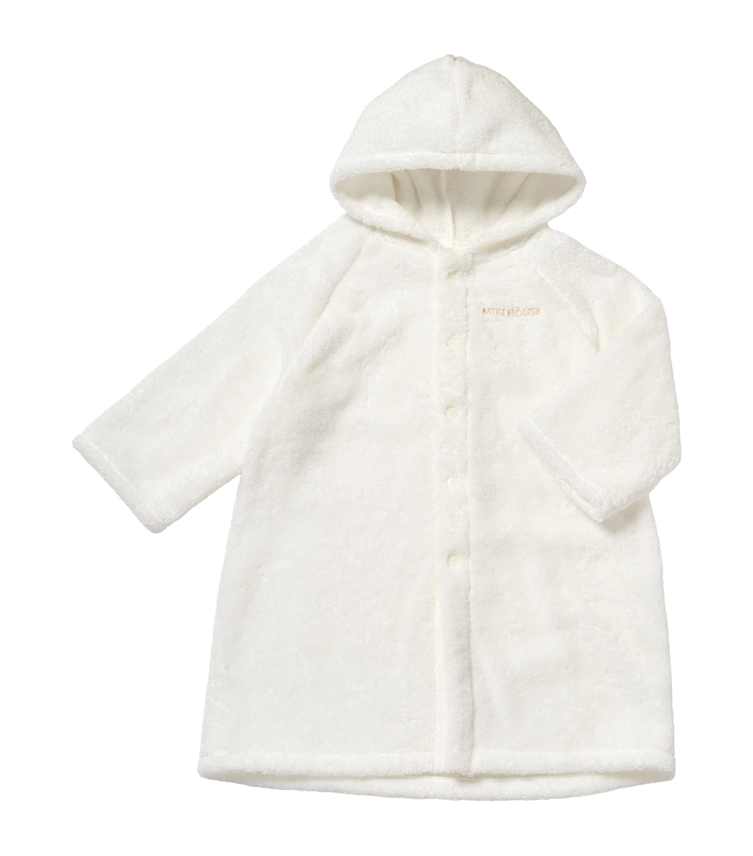 Miki House Cotton Hooded Bathrobe (2-4 Years)