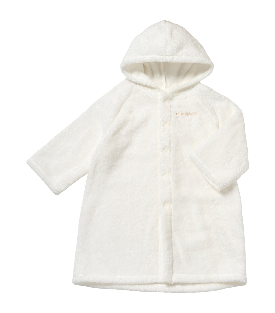 Miki House Cotton Hooded Bathrobe (2-4 Years)