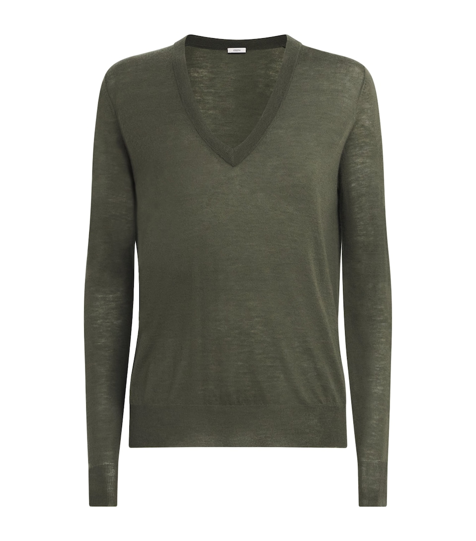 Cashmere Cashair V-Neck Sweater