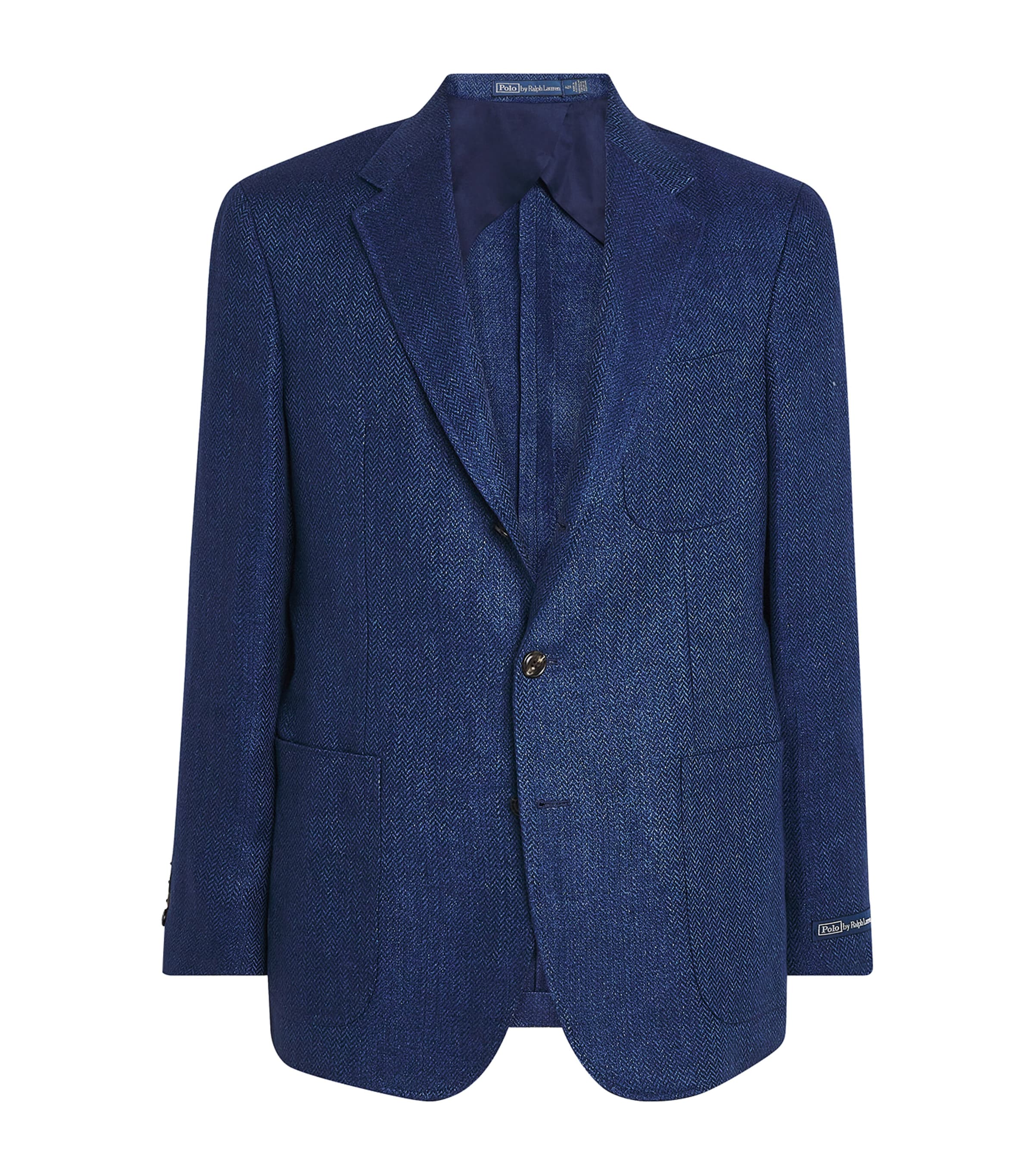 Linen Herringbone Blazer