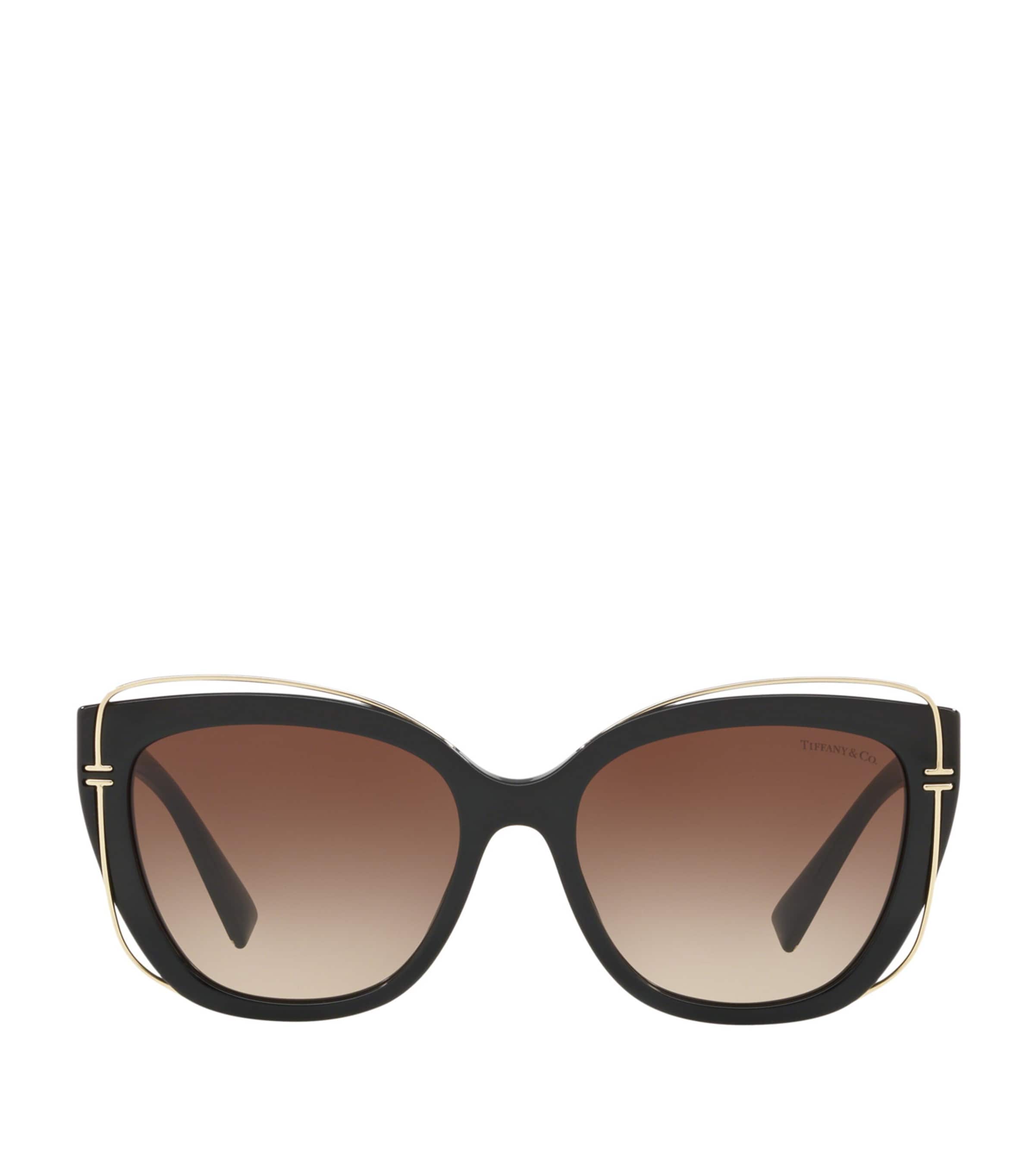 Tiffany & Co. Acetate TF4148 Cat Eye Sunglasses Black