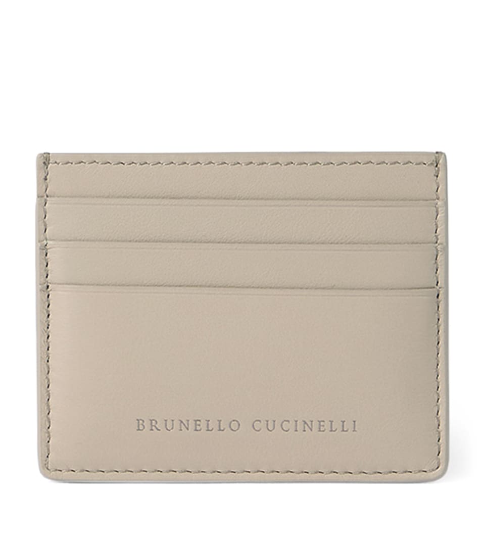 Leather Logo Card Holder