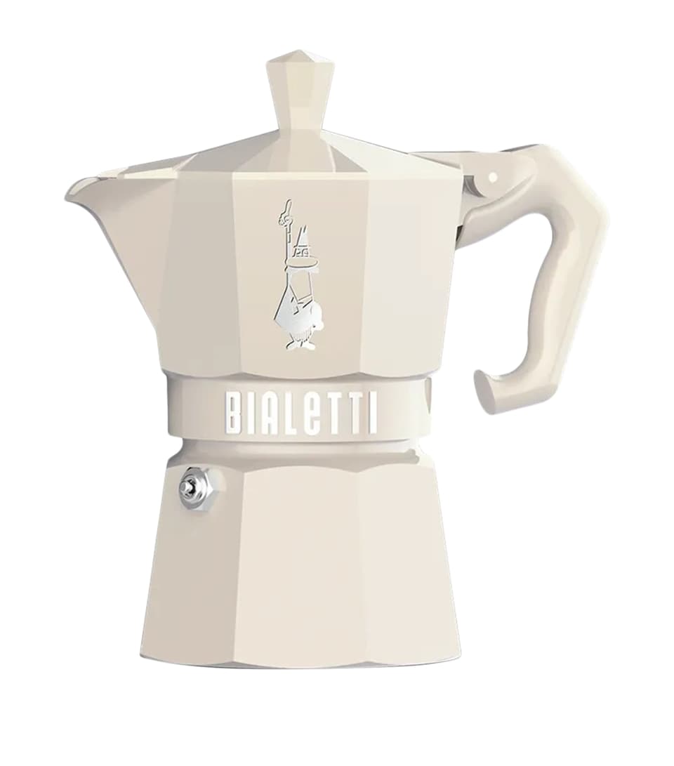 Bialetti Moka Exclusive Express Espresso Maker (3 Cups) Cream