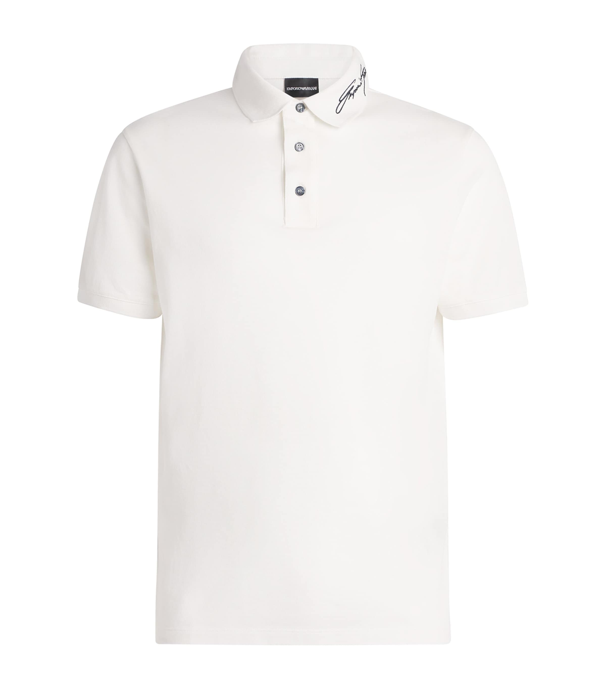 Cotton Piqué Signature Polo Shirt
