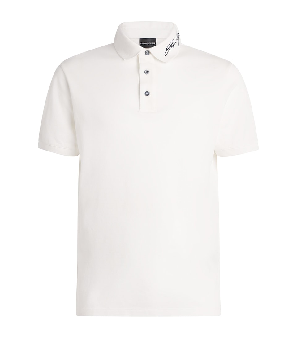 Cotton Piqué Signature Polo Shirt