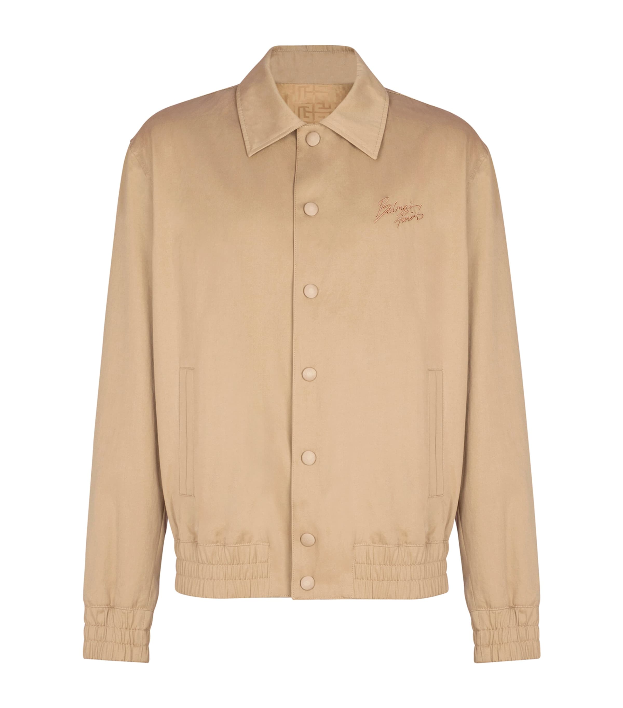 Cotton Embroidered Bomber Jacket