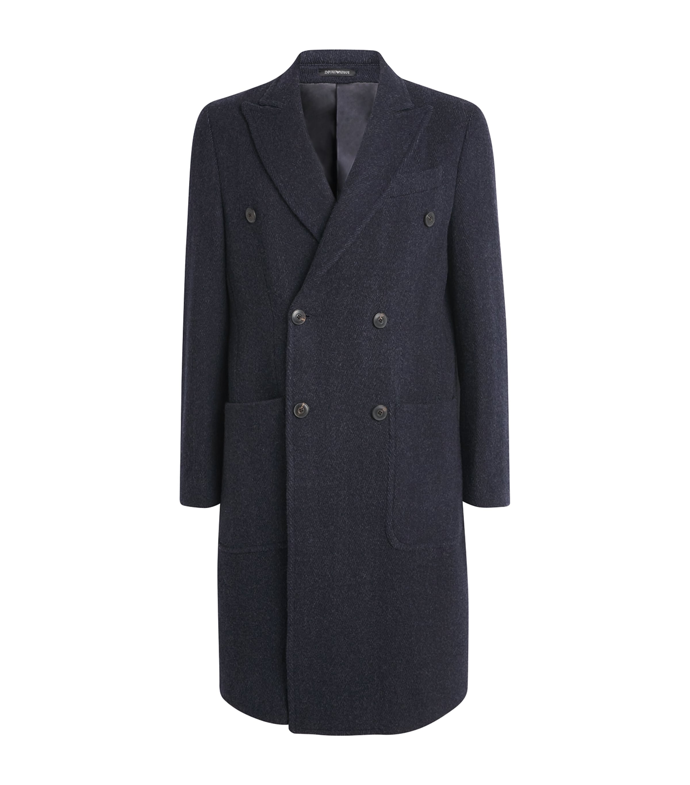 Paul Smith Blue Wool-Cashmere Overcoat | Harrods US