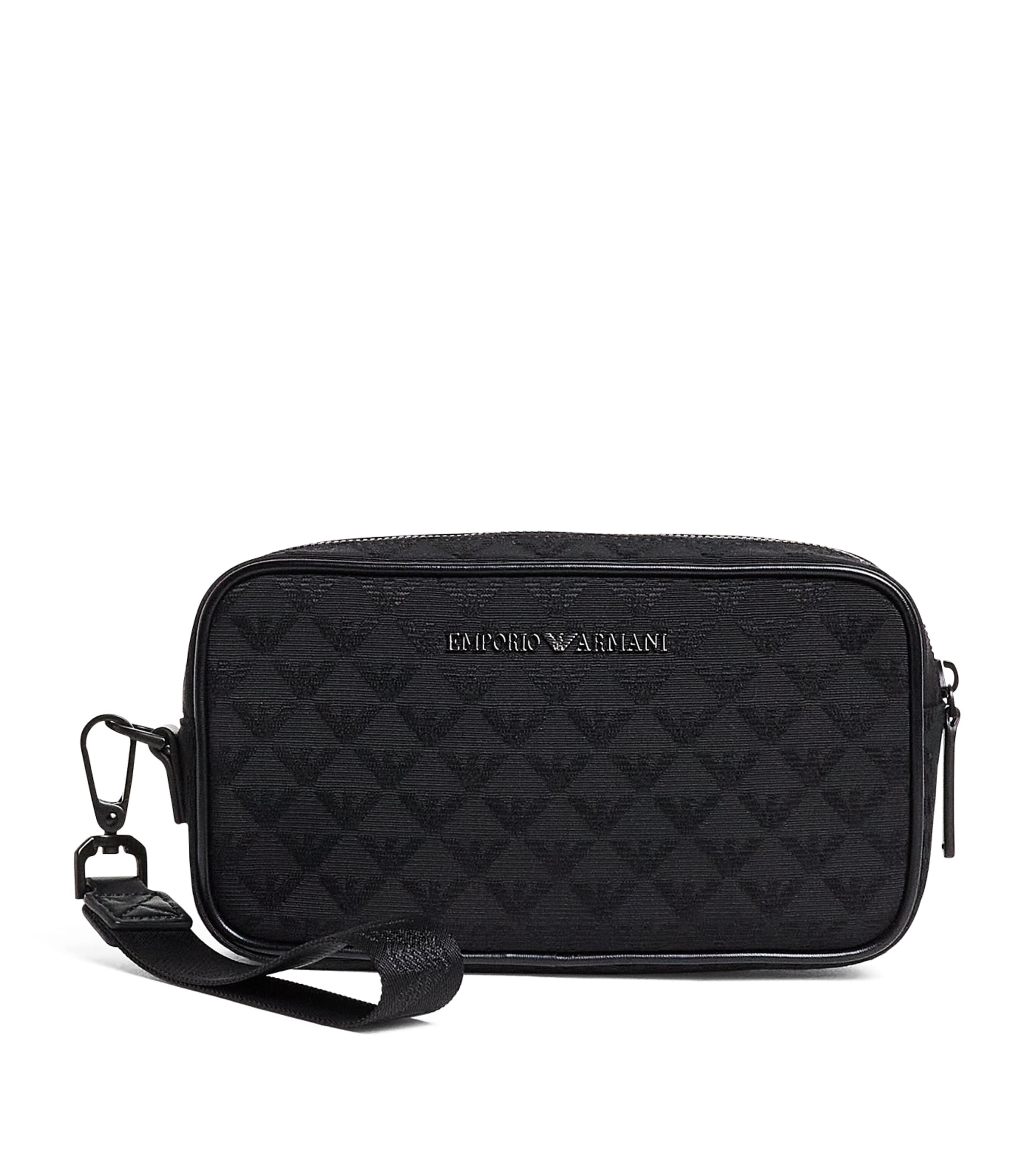 Emporio Armani Jacquard Logo Wash Bag