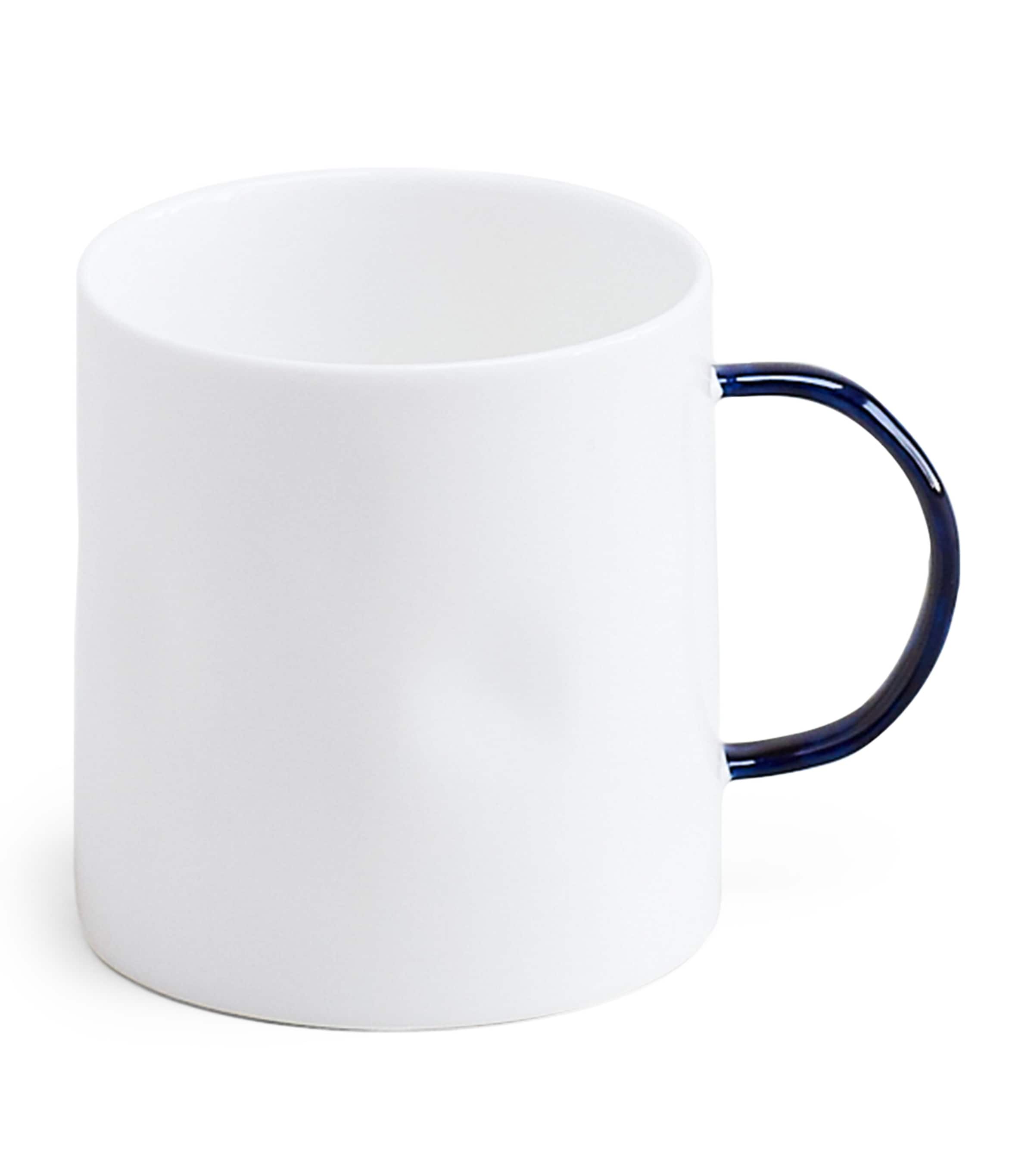 Set of 4 Cobalt Coffee Mugs