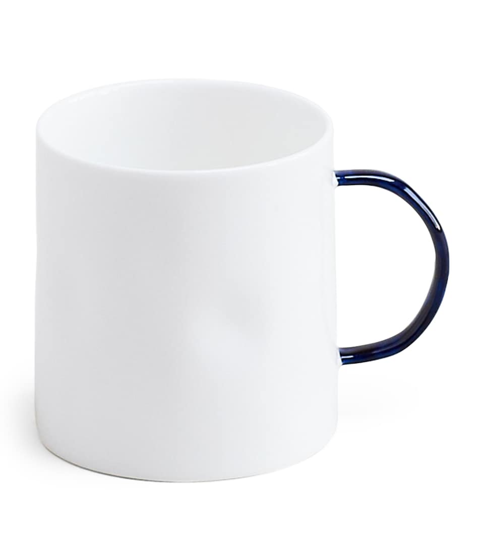 Set of 4 Cobalt Coffee Mugs
