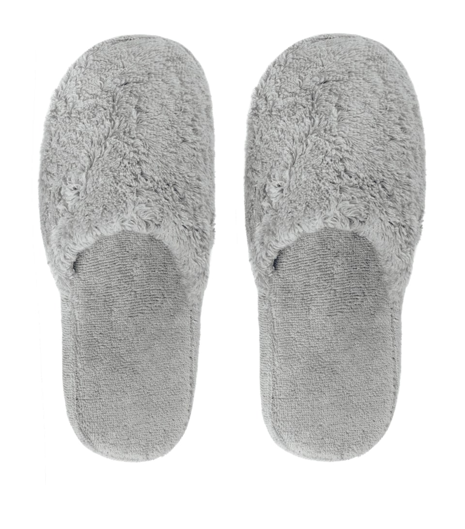 GRACCIOZA Egoist Slippers (Size 44-45) Silver