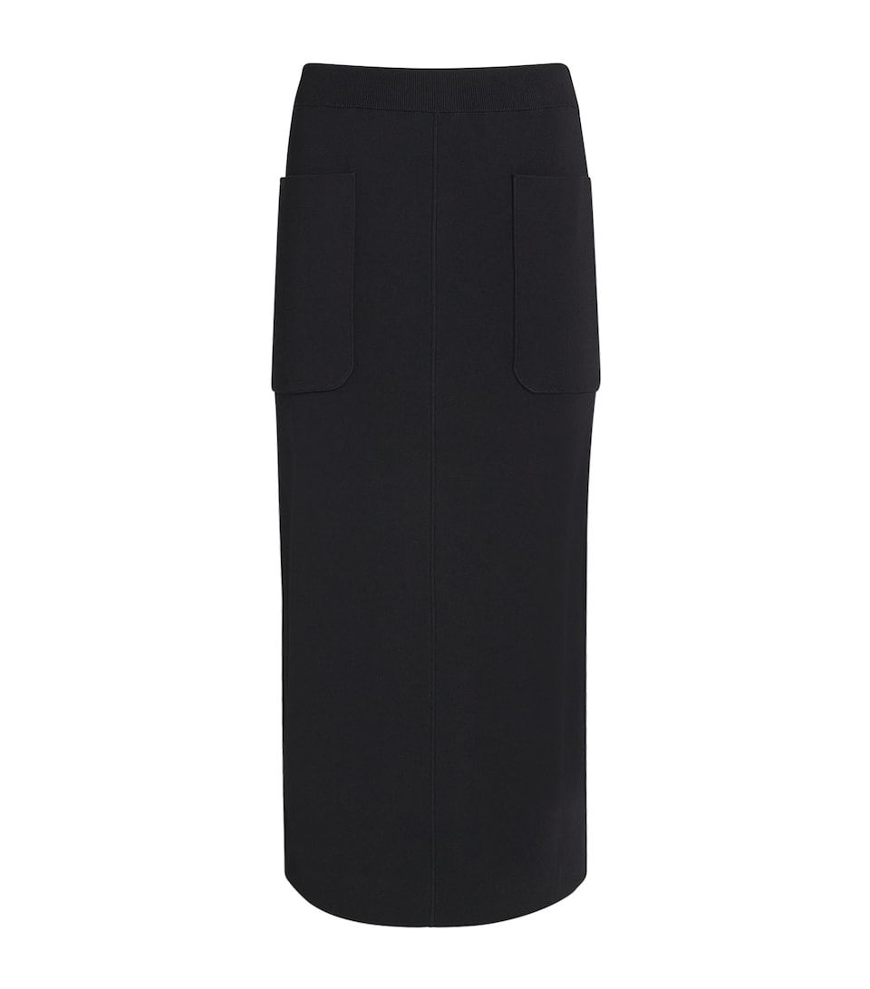 Milano-Knit Midi Skirt