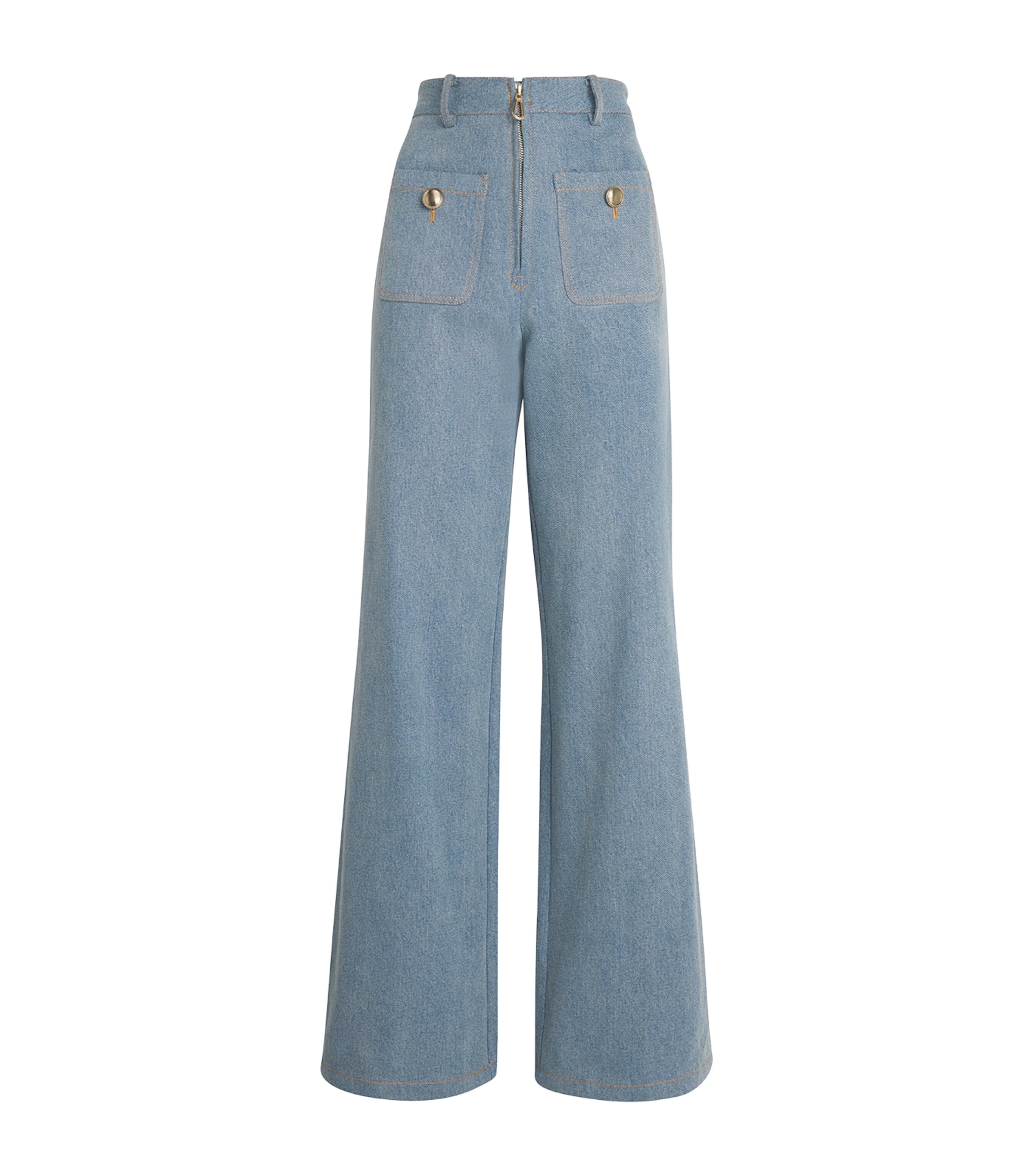 High-Rise Wide-Leg Jeans