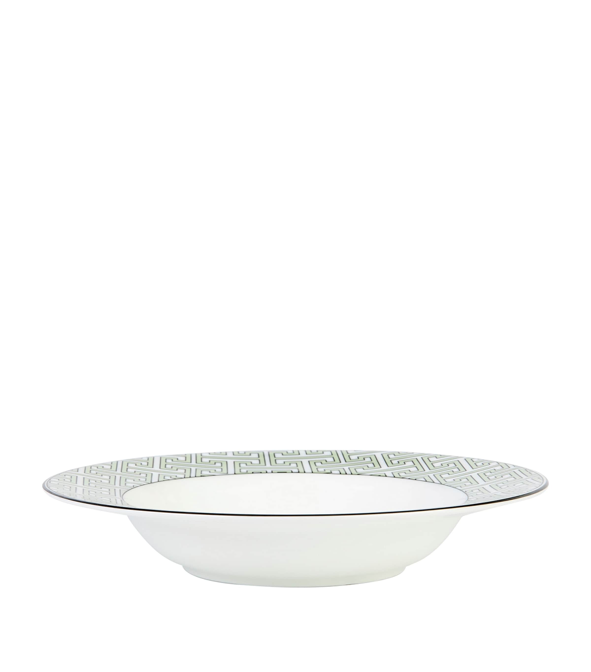 O.W.London Maze Soup Bowl (23cm) Apple Green