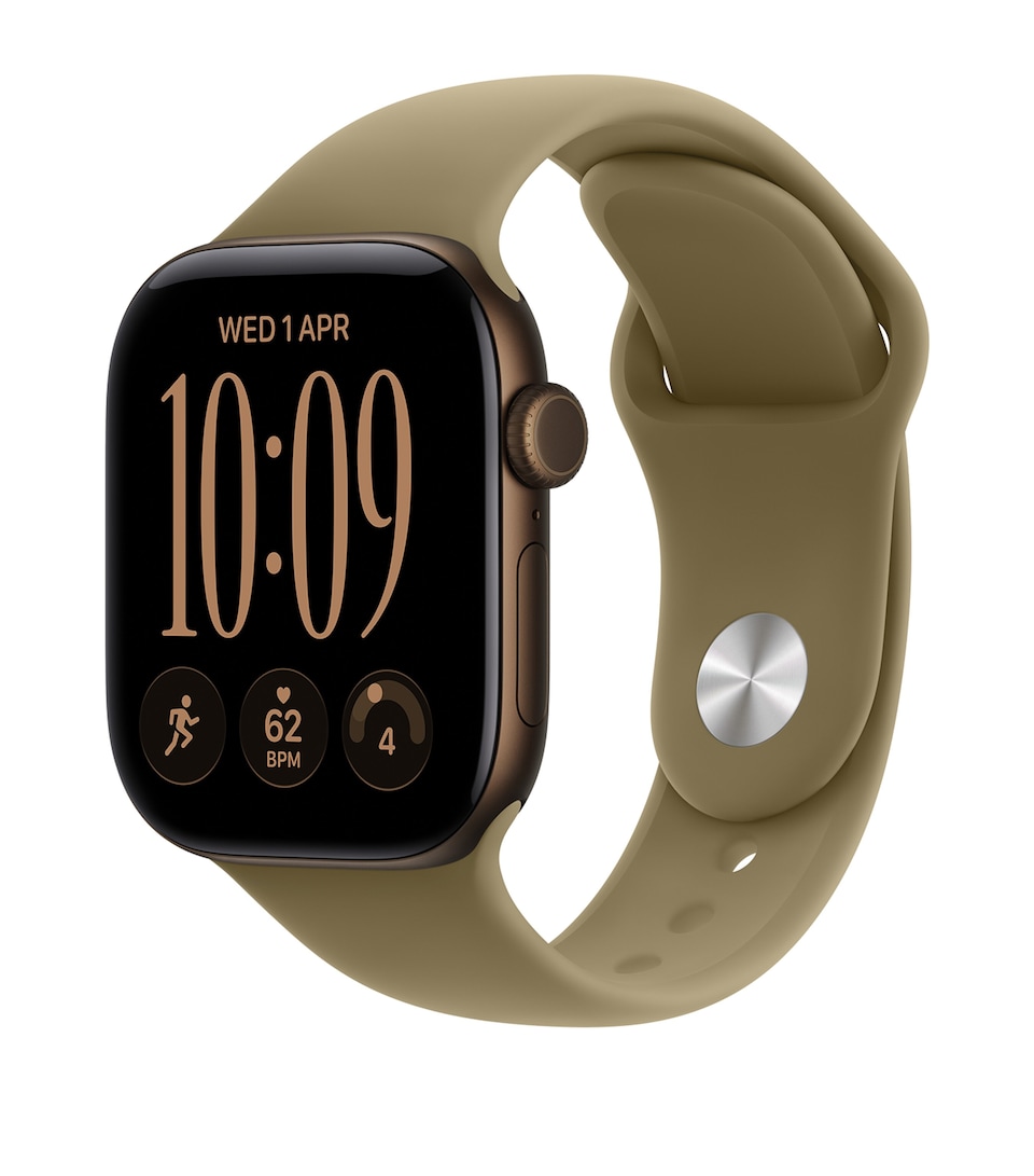 Apple Apple Watch Series 12 GPS – Dark Bronze Aluminium with Olive Sport Band, 42mm, Small/Medium Dark Bronze